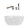 65'' x 29.5'' Freestanding Air Acrylic Bathtub with Faucet