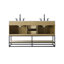 Meuble-lavabo double 60 po-571914786