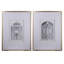 Ensemble de 2 fausses crayons, art mural