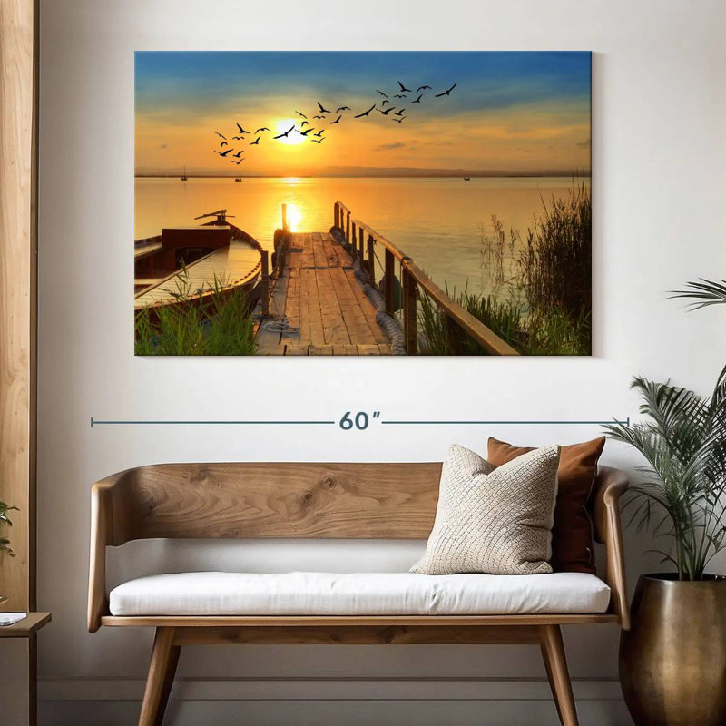 Mehar Fishing Dock, 34" H x 51" W