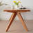 Brown Rectangular Solid Wood Dining Table-1554278551