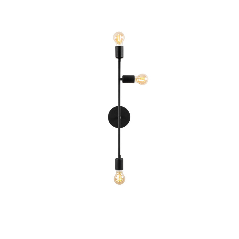 Aobh 3-Light Up & Downlight, Black