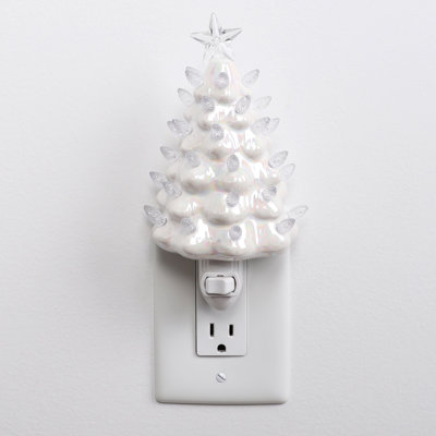 Ceramic Christmas Tree Night Light