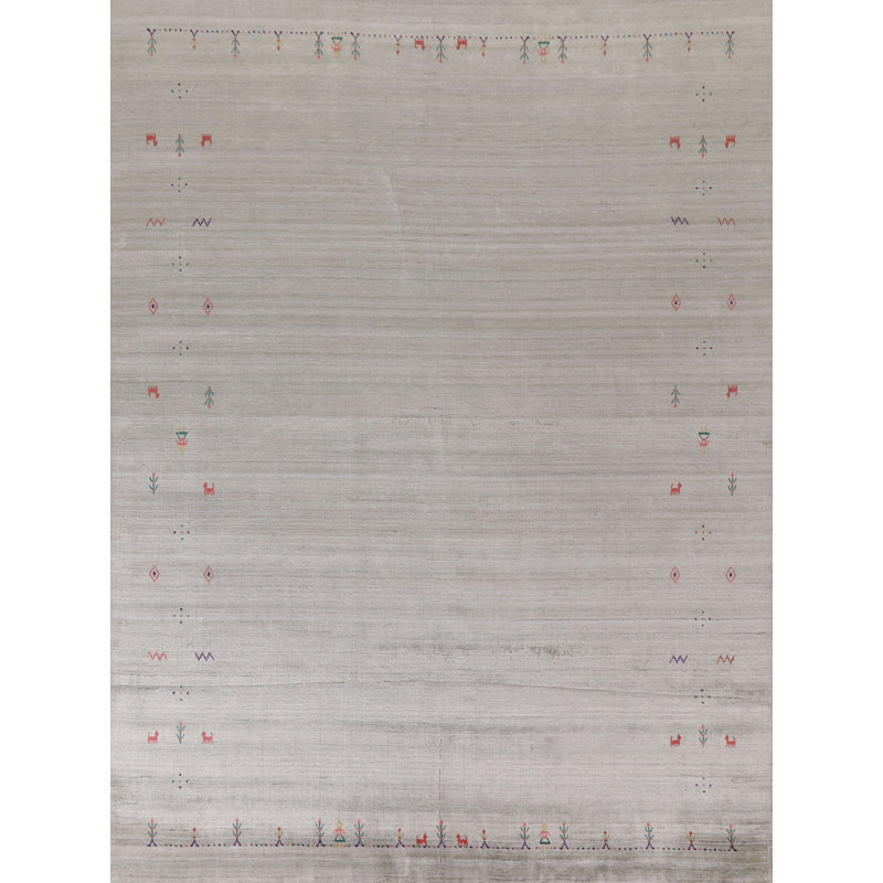 Tapis indien fait à la main Gabbeh 8 x 10