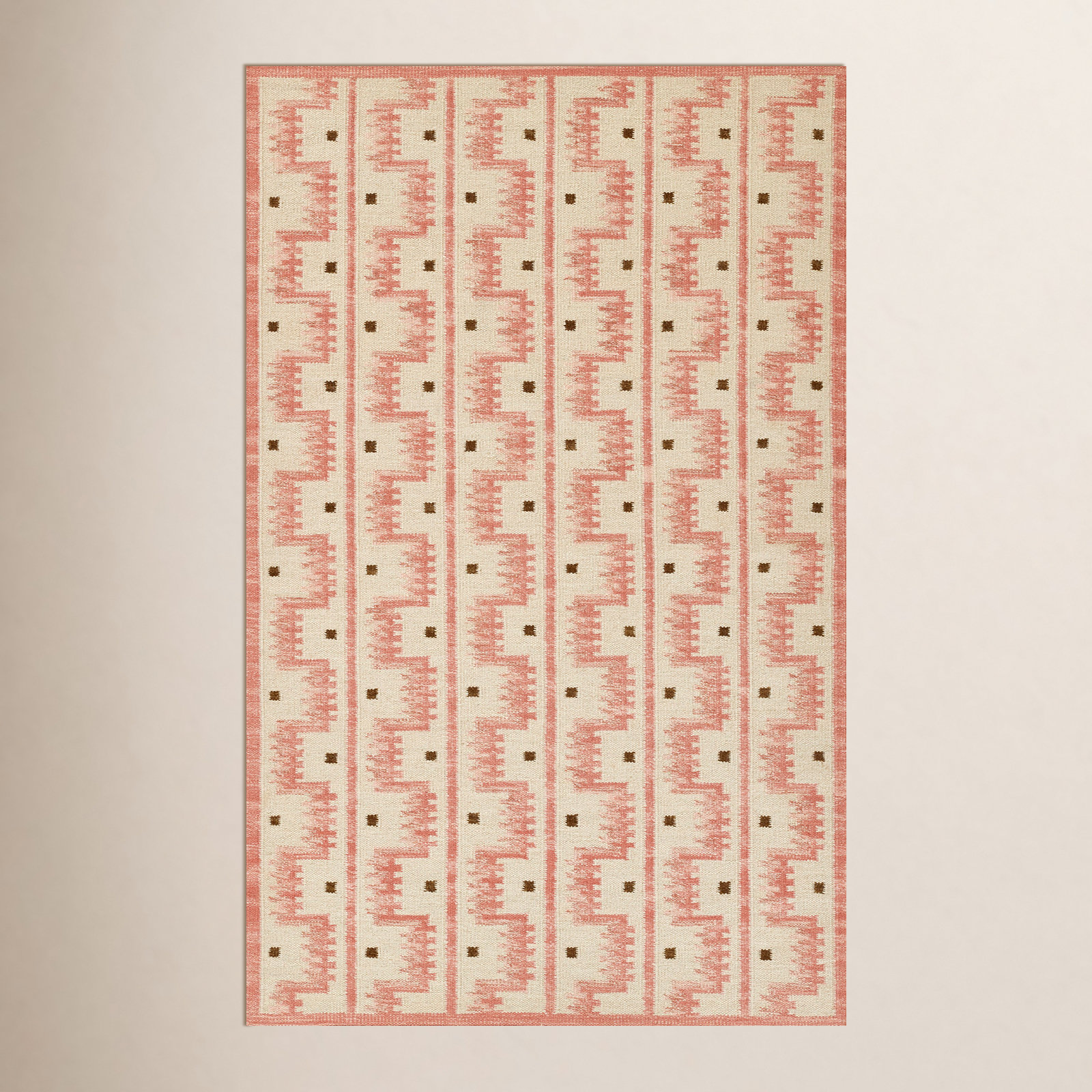 Freya Scandi Hand Woven Wool Rug, Rectangle 5' x 8'