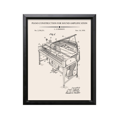 Piano, plan n ° 1