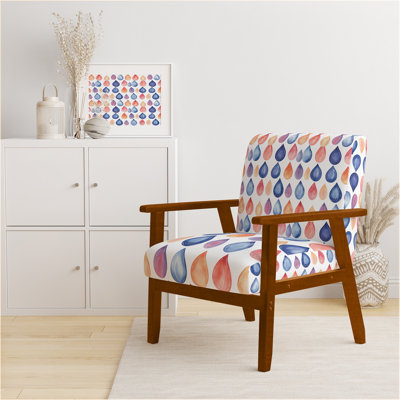 Chaise rembourrée Boho - Fauteuil Teardrops