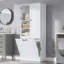 Grande armoire de rangement avec tablettes réglables-2103332478
