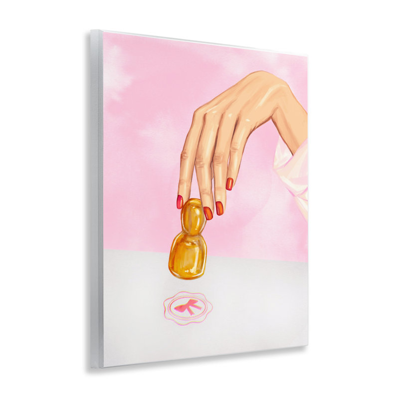 Plaque murale rose à motif de nœuds, design par Ziwei Li