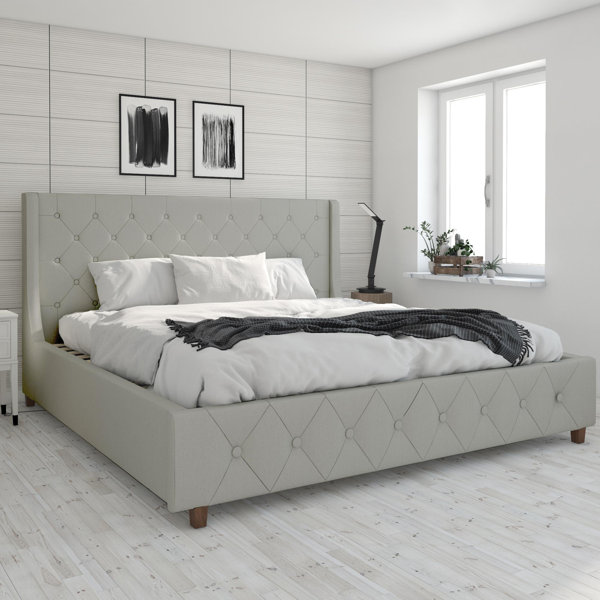 Mercer 41 Upholstered Bed Platform | Wayfair