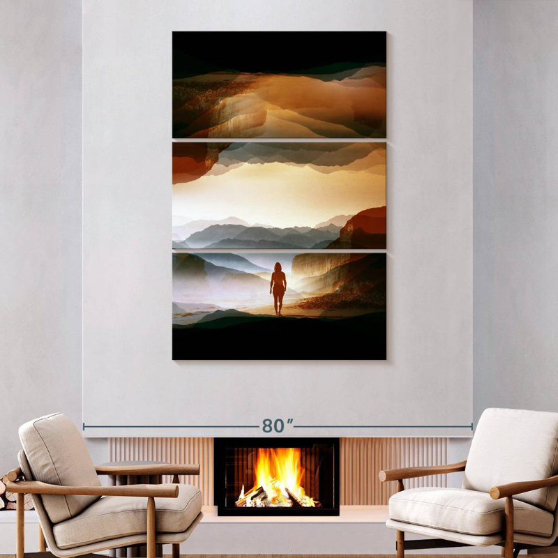 Avery Quiet Heat, 74" H x 48" W