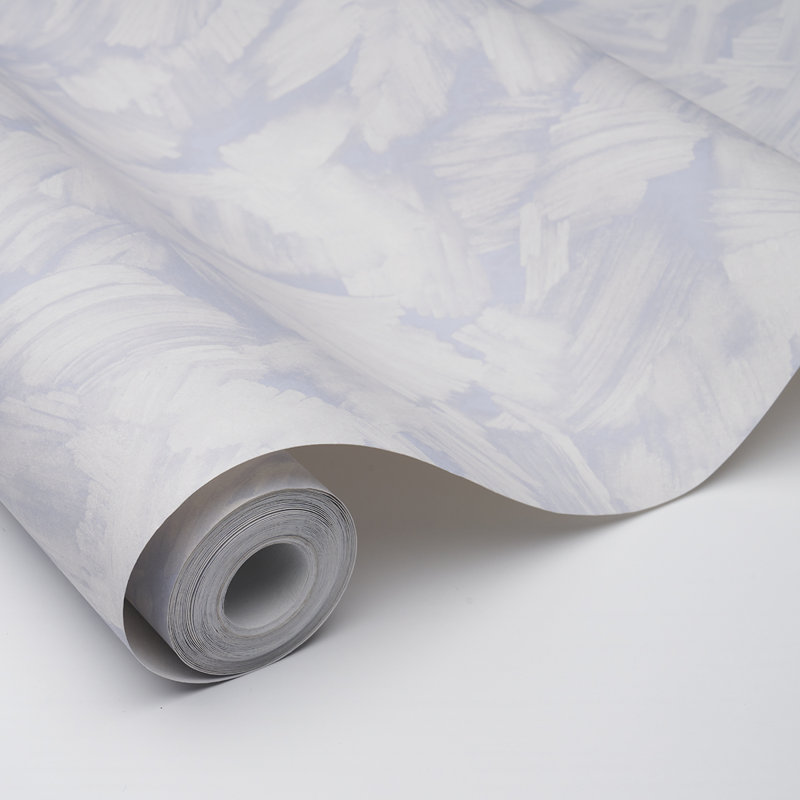 Schumacher x Backdrop Atmos Wallpaper, Cool Lilac