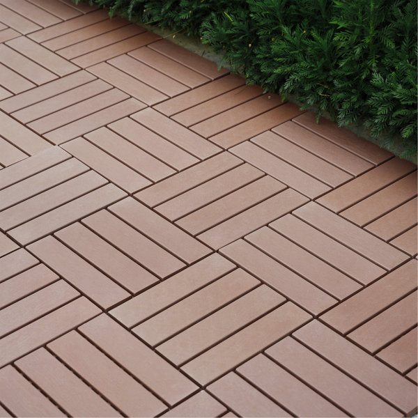 Plastic Interlocking Deck Tiles