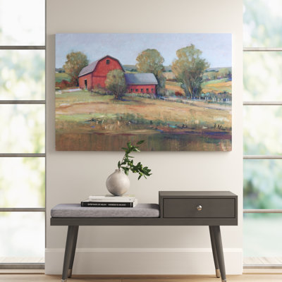 «Country Barn I» par Timothy O 'Toole - peinture sur toile tendue