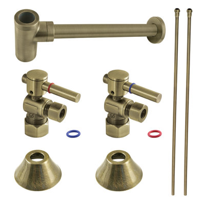 Kingston Brass Trimscape Contemporary Plumbing Sink Trim Kit with Bottle Trap