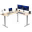 Bureau d'angle électrique VIVO, poste de travail en L-102434974-102434975