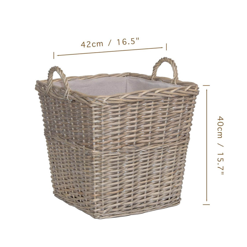 Wicker Decorative Logs