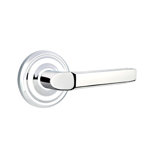 Milano Flat Privacy (Bed & Bath) Door Lever with Round Rosette