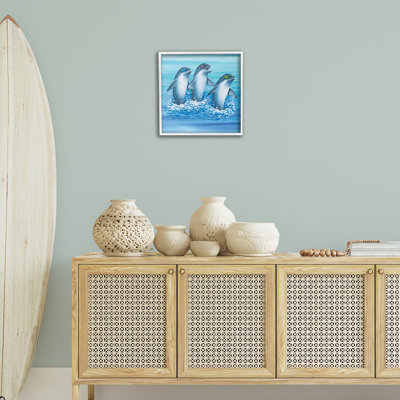 «Cool Dolphins Trio», estampe numérique par Art Brands, LLC.