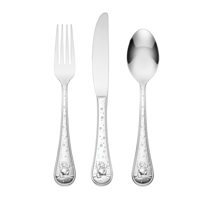 Oneida Snowman 12-Piece Flatware Set, Service For 4