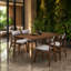 Ensemble de salle à manger 5 pièces en bois massif avec chaises sculptées-581735690-761544094