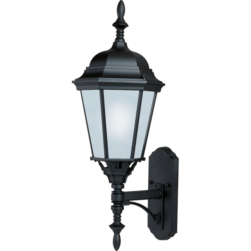 Treshawn Aluminium Wall Light, Black