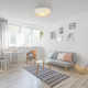 Murphie Single Light Polyester LED Flush Mount
