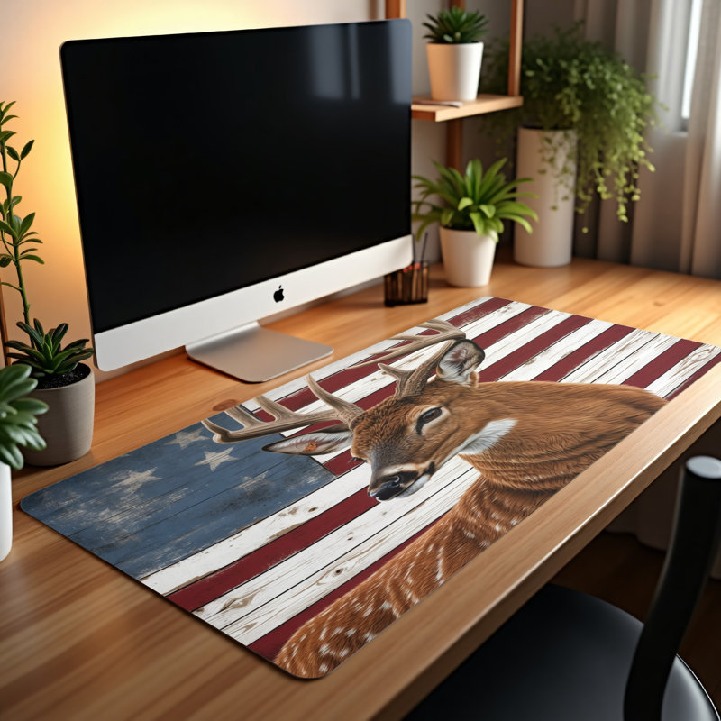 Polyester Desk Pad, 14.4x12.1