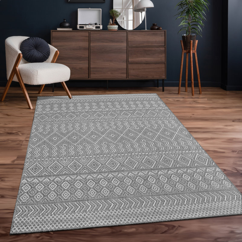 Onley Moroccan Shag Area Rug, Rectangle 240 x 340cm