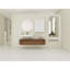 Meuble-lavabo mural spacieux et élégant avec lavabo en résine durable et nombreuses options de rangement