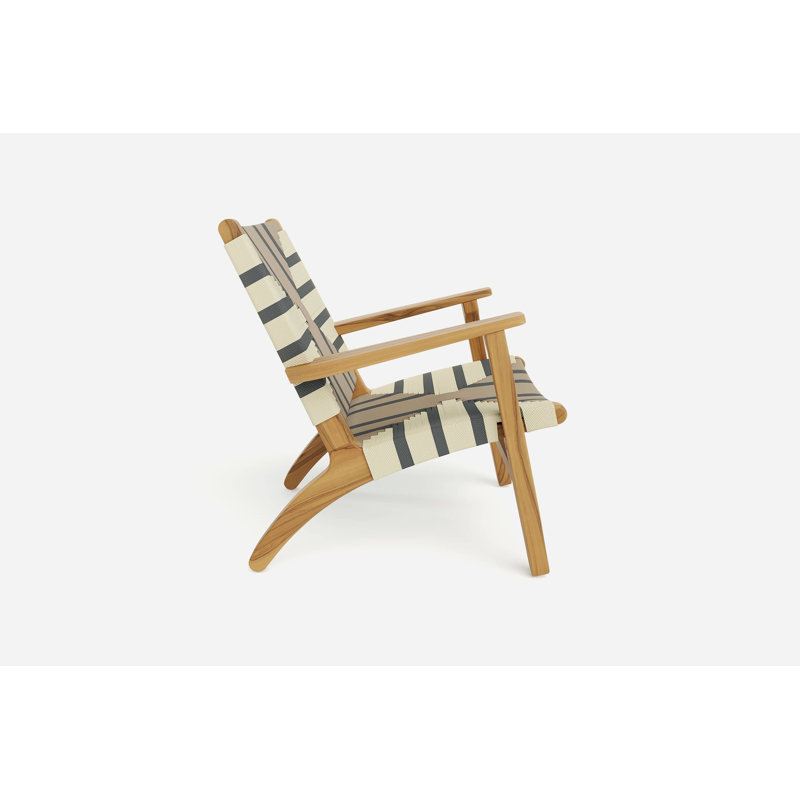 Masaya Armchair, Coffee, Gray Ivory