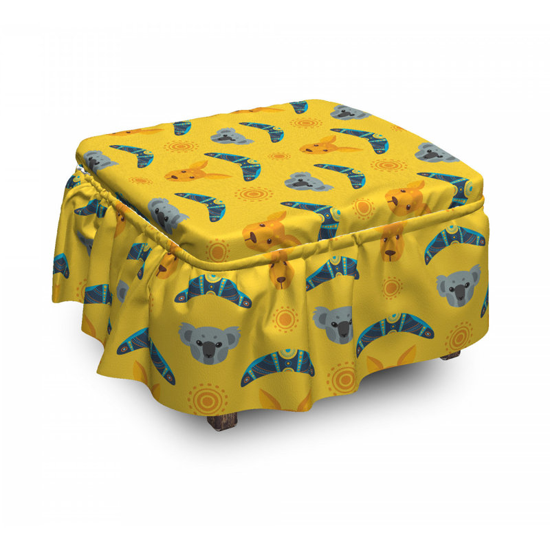 Housse pour repose-pieds boomerang