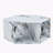 Stylish Hexagonal Coffee Table With Characteristic Pattern Stickers And Multi-Hole Design, Wood-918347765-914887679