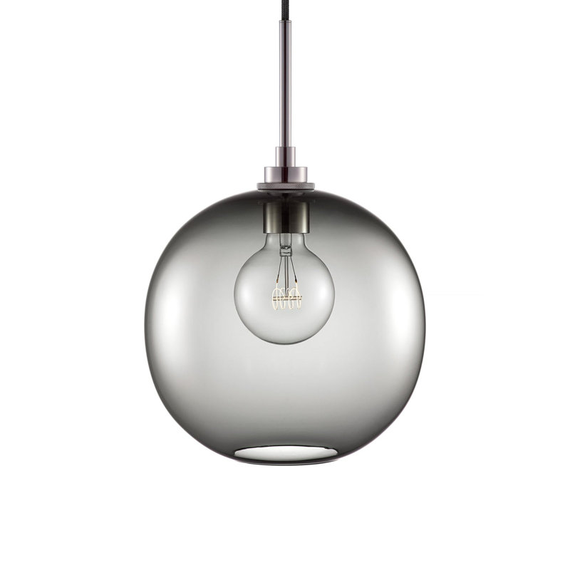 Marquise 1 - Light Pendant, Gray, Polished Nickel