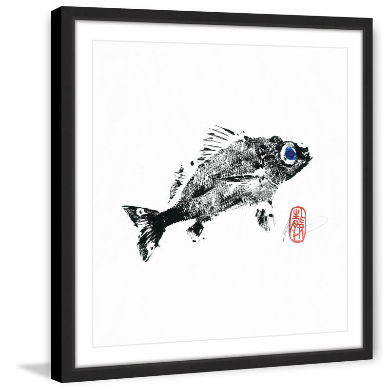 « grunt », reproduction d’art encadrée, H 32 po x l 32 po x P 1,5 po