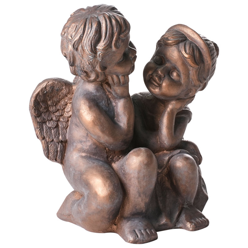 Water Resistant Fiberstone Clay Garden Statue
