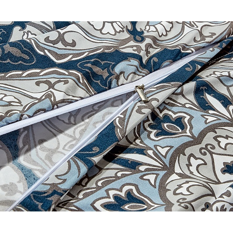 Egyptian Luxury 1800 Count 3 Piece Duvet Cover Set - 7 Patterns, King Duvet Cover + 2 King Shams