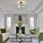 Marrio 2-Light Crystal Semi Flush Mount