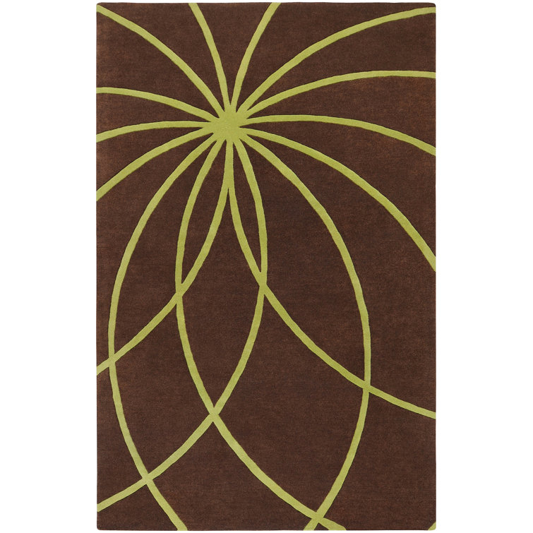 Wool Abstract Indoor Rug
