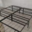 Sommier à plateforme en acier noir pour lit simple XL, hauteur de 35,5 cm (14 pouces) pour une meilleure fraîcheur du matelas, capacité de 907 kg (2000 lb), assemblage avec outils requis, sommier robuste noir, surélevé, sans sommier tapissier, perturbation minimale