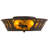 Sabrine Glass Flush Mount