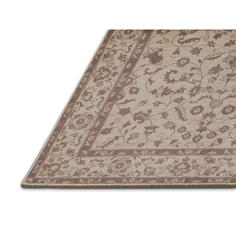 Tapis beige / brun Skaket, Rectangle 5 pi x 8 pi