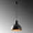 1 - Light Black Single Pendant