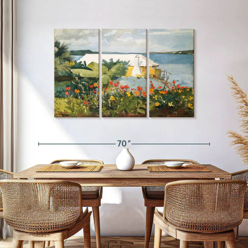Gillard Flower Garden And Bungalow - Bermudes, H 36 po x l 57 po