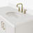 Freitas 43'' Solid Wood Single Bathroom Vanity in White with 1.5'' Pure White Quartz Top, Right Offset, Rectangle Sink-1495939915-1496852267-1564324295