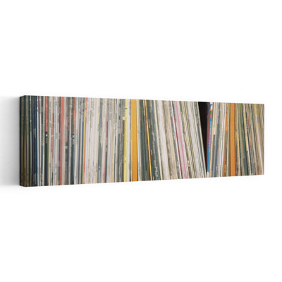 Rangée de disques de musique, Allemagne, art mural rétro