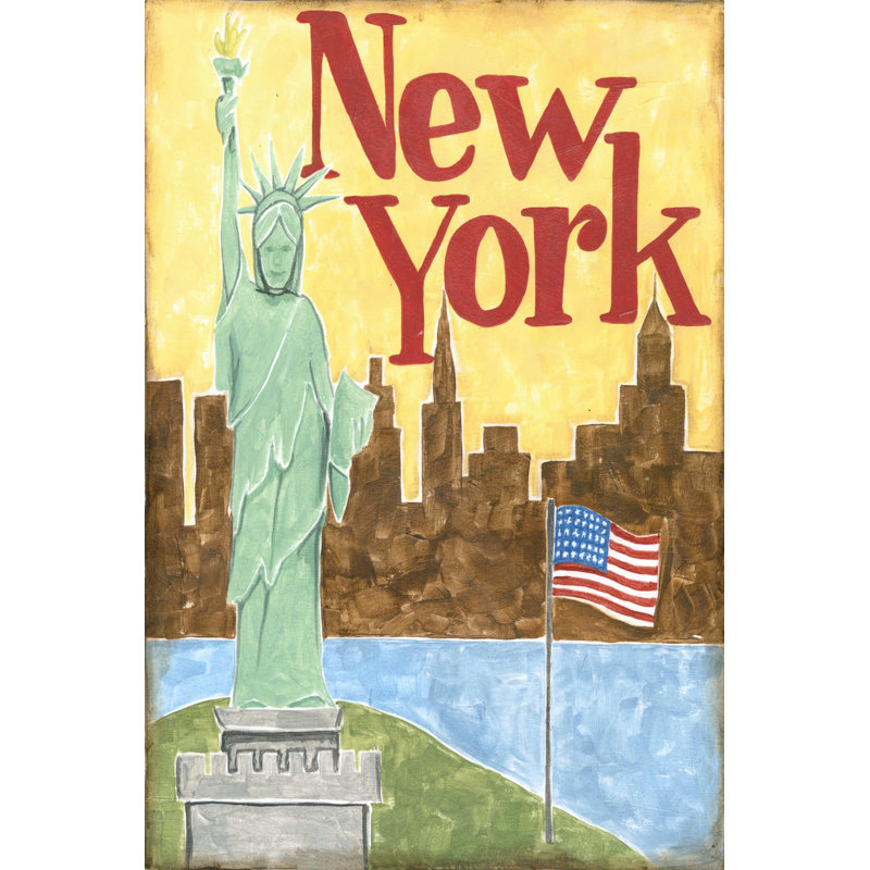 New York by Megan Meagher - Wrapped Canvas Art Print, 46cm H x 30cm W