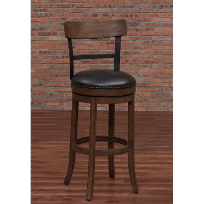 Swivel Upholstered Counter Stool