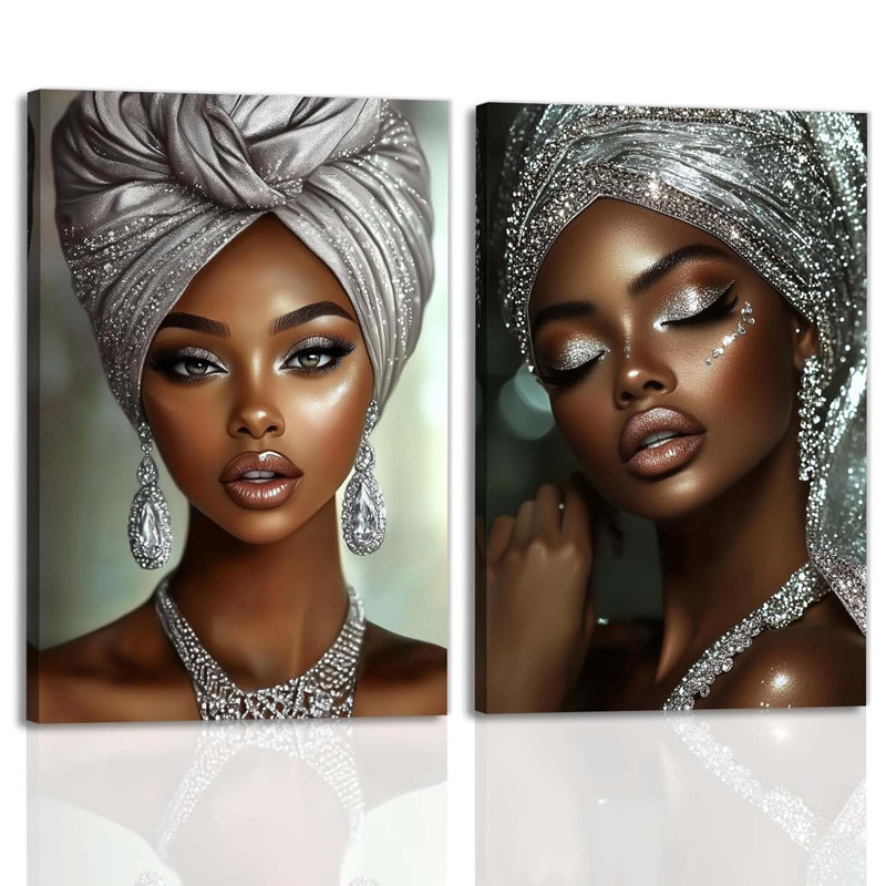 2 Piece Wrapped Canvas Wall Art