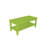 Versaloft Solid Wood Amish Coffee Table with Shelf in Lime Green Paint - Living Room Conversation Table Made in the USA-149190522